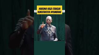 HAKUNA KAZI ITAKUJA KUKUTAFUTA NYUMBANI || PRESIDENT RUTO TO YOUTHS #shorts #100shorts2024 #ruto