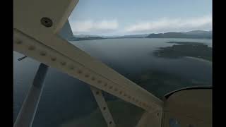 DHC Beaver Float plane in Oban Scotland