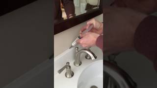 How to use the Finish Line Caulk tool for caulking a backsplash.