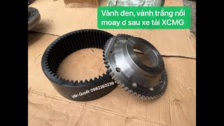 Bánh răng vành lồng giảm tốc nồi moay ơ xe tải 90 tấn XCMG, vành trắng vành đen nồi moay ơ xe XCMG