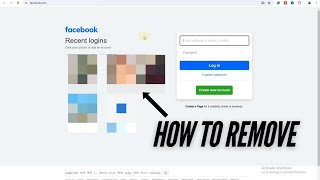 How To Remove Facebook Recent Logins Click Your Picture Or Add an Account On PC