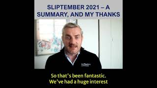 Sliptember 2021 - a summary and my thanks