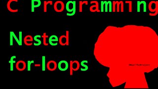 Nested For-loops, Printing Floyd's Triangle  - HOW TO C PROGRAMMING