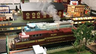 MTH Norfolk Southern PRR Heritage ES44AC RPM Levels and Smoke Demo