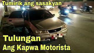 MotoVlog: Tulungan ang Kapwa Motorista. #tumirik #sasakyan #tulongsakapwa