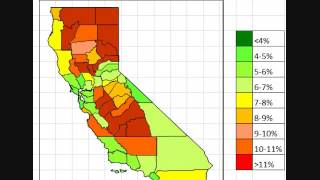 Map: California Unemployment January 2013