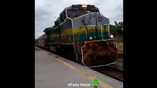 Especial de Natal, compilado de vídeos do trem iluminado da Vale