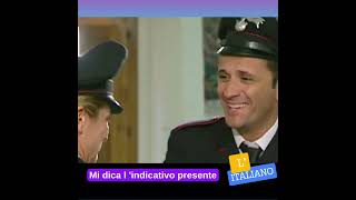 I CARABINIERI E L'INDICATIVO DI CAMMINARE #learnitalian #filmitaliani #italianmovies