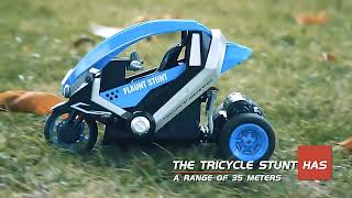 RC Tricycle Stunt Car 3 Wheels RC Tricycle Stunt Motorcycle RTR RC Stunt Tricycle Toy