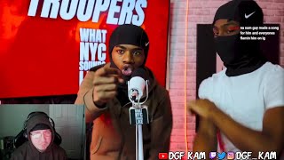 DGF Kam Reacts to Troopers: Kay Glizz x Nunnie Da III Freestyle | What NYC Sounds Like