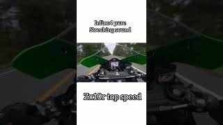 Ninja Zx10r Top Speed || engine streching sound|| #kawasaki #zx10r #bike #superbike