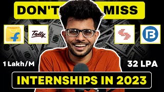 7 Amazing Internship Opportunities of 2023 👩‍💻🔥 [ Closing Soon ✅ ] | Internship 2023