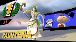 Palutena vs Olimar (Super Smash Bros Wii U)