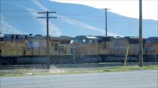 UP 5539 North Through Downtown Tehachapi