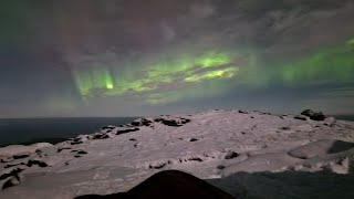 Bivvy Camp On Cùl Mòr Mountain  - Northern Lights 🏔