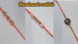 Diy Rakhi making ideas at home ||handmade rakhis||rakshabandhan