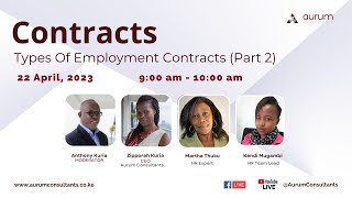 Types of Employee Contracts (Part 2)