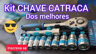 kit chave catraca e soquetes 12 peças Um dos melhores #soquetes #ferramentas #kitchaves