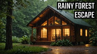 Fall Asleep heavy thunder rain sounds - Soothing Rain | Music Therapy | Study , ASMR