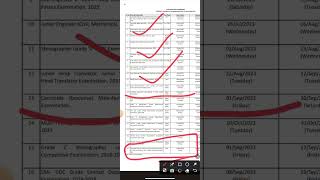 ssc exam calendar 2023-24 #ssc #cgl2023 #cgl #chsl