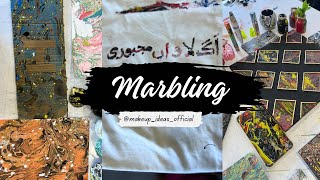 Learn New Art Techniques | Marbling Art | You Can Earn Money through Selling Art 😍