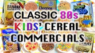 CLASSIC COMMERCIAL - Five Kid's Cereal Commercials from the Nostalgic 1980s