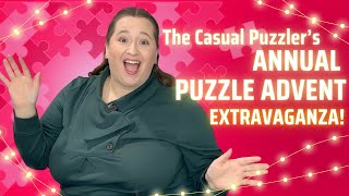 The Casual Puzzler's Annual Puzzle Advent Series!! // 15 Puzzle Advents for 2024 // Intro