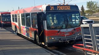 Calgary Transit 2008 New Flyer D40LFR #8080 on Route 32 Huntington