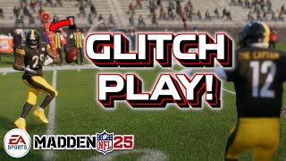 GLITCHIEST RUN PLAY IN MADDEN! - Madden 25 Tips