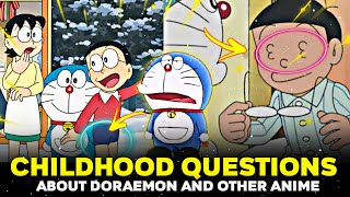 Our Childhood Question About Doraemon| Why Nobita's Eye Is Like 3 | Why Nobita Wear Short In Winter