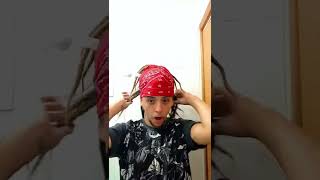 Penteado de Dreadlocks com Bandana