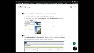 Webex App for Salesforce: Manage - Provide access