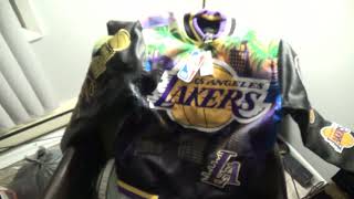 Los Angeles Lakers Pro Standard Black Remix Varsity Jacket Unboxing