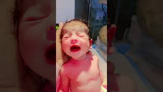 Just after birth cry is baby #viralvideo #shortvideo #fashortnewborn