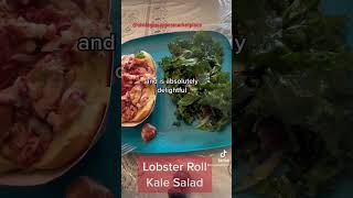 Bonappetitmom’s Lobster Roll and Kale Salad