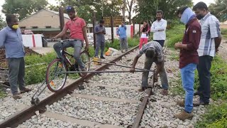 INDIAN RAIL BIYCYCLE||TRACK BICYCLE||अब नही होगी SIGNAL या फिर TRACK STAFF को कोई दिक्कत!!