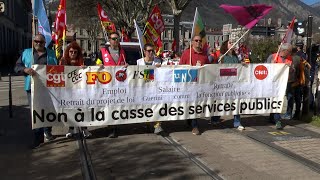 Manifestation pour les salaires à Grenoble