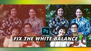 ONE-CLICK Color Correction  | Easy Way To White Balance a Photo |   Photoshop Bangla tutorial