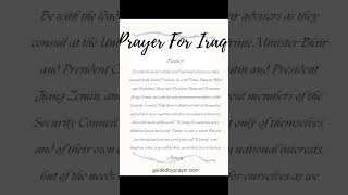 Prayer for Iraq