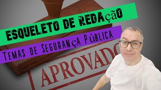 REDAÇÃO PRONTA PARA CARREIRA POLICIAL