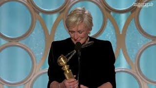 Glenn Close wins Golden Globe 2019 (Korean sub)