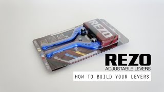 Rezo CNC Adjustable Motorcycle Brake / Clutch Levers How to Build - Stop motion