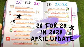 20 for 20 in 2020: April update