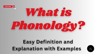 What is Phonology || Linguistics || Easy explanation with example