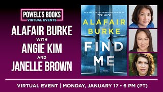 Alafair Burke presents Find Me in conversation with Angie Kim & Janelle Brown