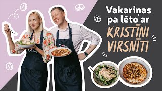 Vakariņas PA LĒTO | Influencere Kristīne Virsnīte gatavo saulaino fritatu