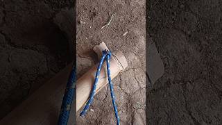 TAKE NOTE! the right and wrong way to tie a rope knot