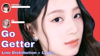 VCHA - Go Getter Line Distribution + Lyrics