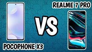 pocophone X3 vs realme 7 PRO || SNAPDRAGON 732G 😱 ||