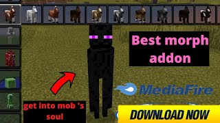 Morph Mod In Minecraft Pe | Morph Addon | Morph Mod Minecraft | Hindi | #2